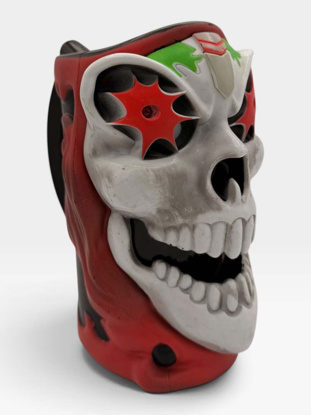Monster Jam Grave Digger Light Up Plastic Skull Mug Stein Cup